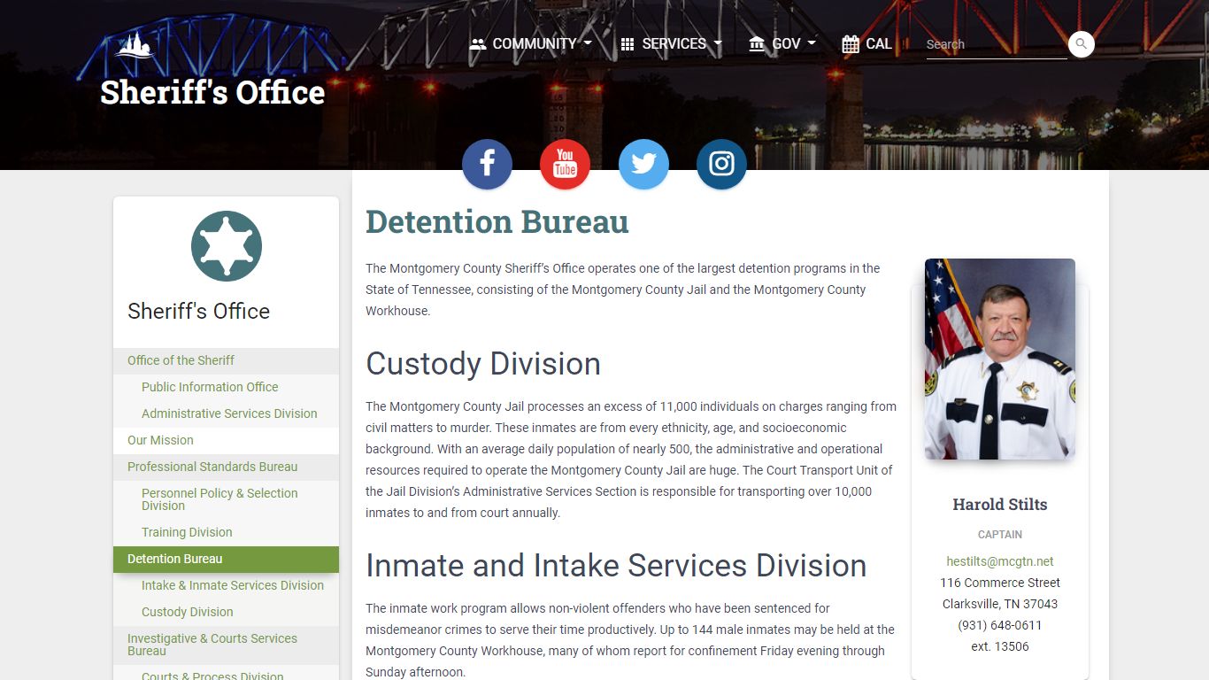 Jail Information - Montgomery County, TN